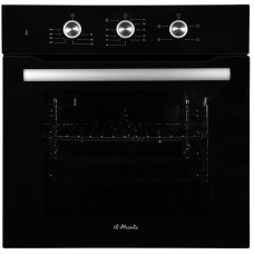 Встраиваемый духовой шкаф электрический 56л., Конвекция,Таймер с автоотключением духовки, от 80 до 250С., il Monte BO-66 BLACK