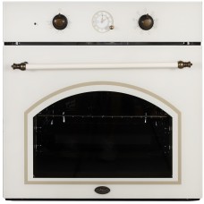 Встраиваемый духовой шкаф электрический 56 литров, 8 режимов, Конвекция, до 275 С., il Monte BO-69 IVORY RUSTICO