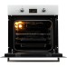Духовой шкаф электрический встраиваемый, Ширина 60 см, Объем 56 л., 7 режимов, Конвекция, Сенсорное управление, il Monte BO-67